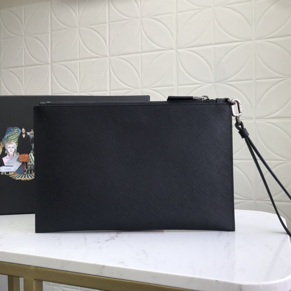 プラダ財布コピー背面デザイン